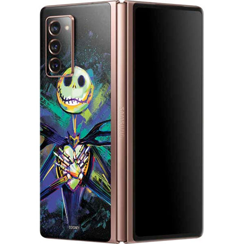 Disney The Nightmare Before Christmas Jack Skellington Art Galaxy Z Fold2 5G Skin