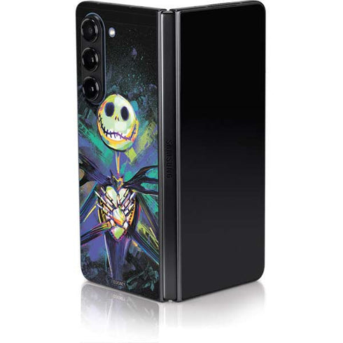 Disney The Nightmare Before Christmas Jack Skellington Art Galaxy Z Fold5 5G Skin