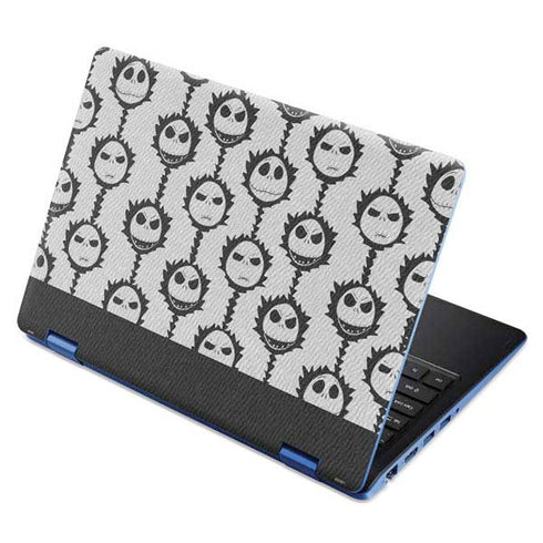 Disney The Nightmare Before Christmas Jack Skellington Face Expressions pattern Aspire R11 11.6in Skin