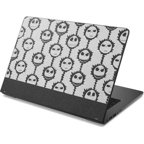 Disney The Nightmare Before Christmas Jack Skellington Face Expressions pattern Dell Chromebook Skin