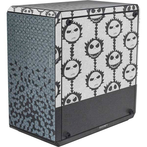 Disney The Nightmare Before Christmas Jack Skellington Face Expressions pattern Cooler Master MasterBox Q300L Mini Tower Skin