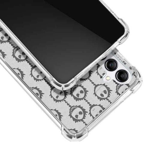 Disney The Nightmare Before Christmas Jack Skellington Face Expressions pattern Galaxy A14 5G Clear Case