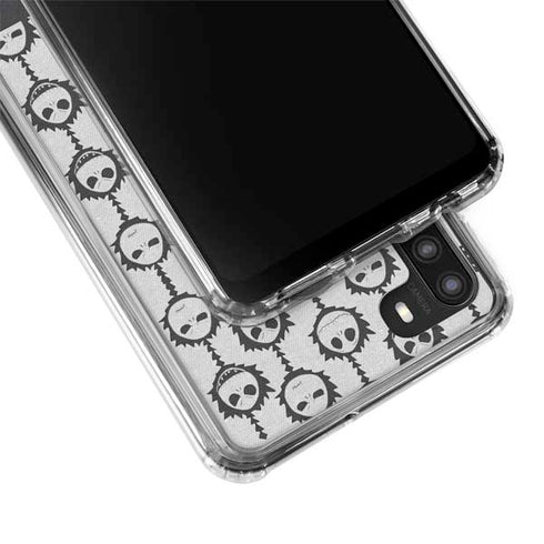 Disney The Nightmare Before Christmas Jack Skellington Face Expressions pattern Galaxy A21 Clear Case