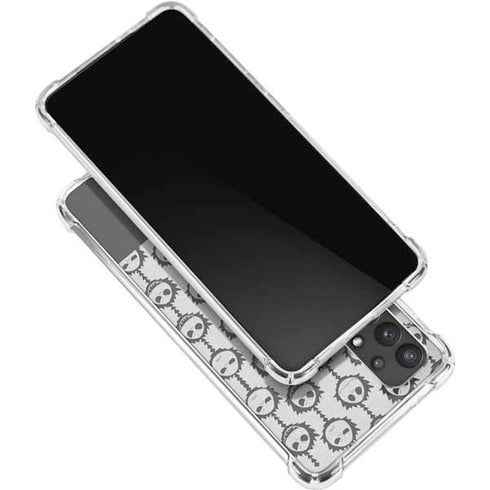 Disney The Nightmare Before Christmas Jack Skellington Face Expressions pattern Galaxy A32 5G Clear Case