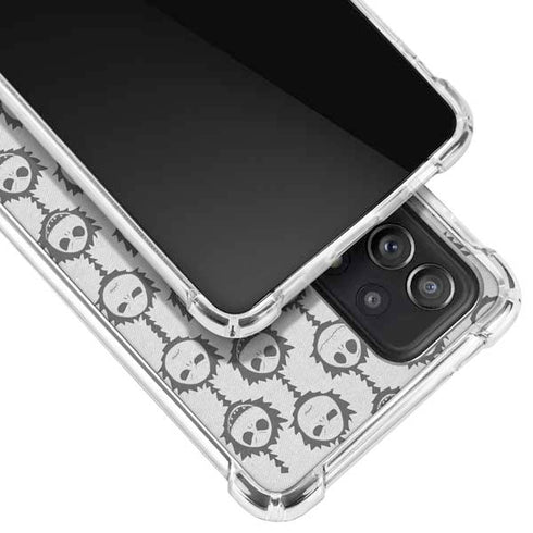 Disney The Nightmare Before Christmas Jack Skellington Face Expressions pattern Galaxy A52 5G Clear Case