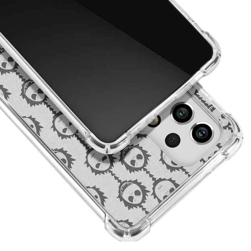 Disney The Nightmare Before Christmas Jack Skellington Face Expressions pattern Galaxy A53 5G Clear Case