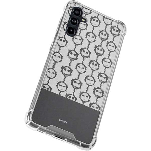Disney The Nightmare Before Christmas Jack Skellington Face Expressions pattern Galaxy A54 5G Clear Case