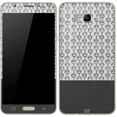 Disney The Nightmare Before Christmas Jack Skellington Face Expressions pattern Galaxy J7 Skin