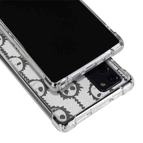 Disney The Nightmare Before Christmas Jack Skellington Face Expressions pattern Galaxy Note20 5G Clear Case
