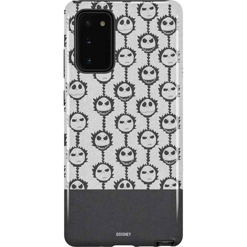 Disney The Nightmare Before Christmas Jack Skellington Face Expressions pattern Galaxy Note20 5G Pro Case
