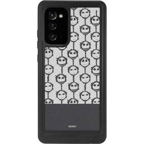 Disney The Nightmare Before Christmas Jack Skellington Face Expressions pattern Galaxy Note20 5G Waterproof Case