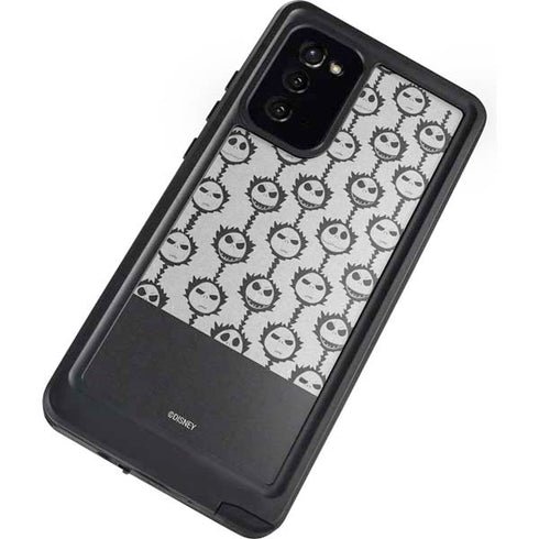 Disney The Nightmare Before Christmas Jack Skellington Face Expressions pattern Galaxy Note20 5G Waterproof Case