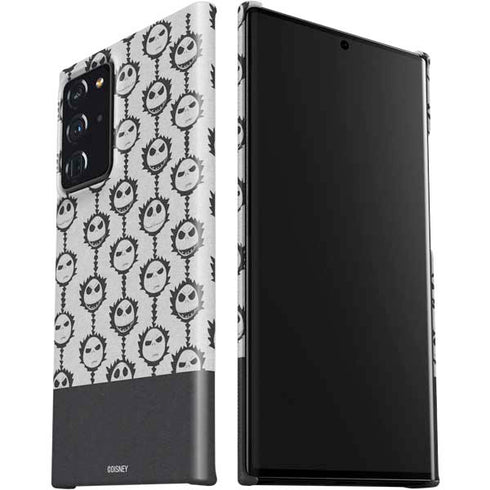 Disney The Nightmare Before Christmas Jack Skellington Face Expressions pattern Galaxy Note20 Ultra 5G Lite Case