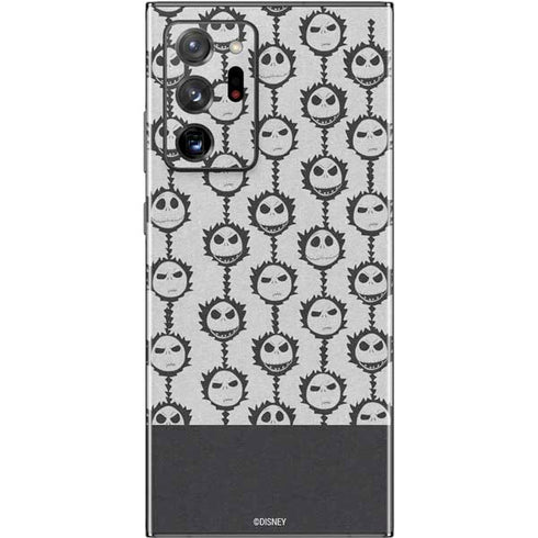 Disney The Nightmare Before Christmas Jack Skellington Face Expressions pattern Galaxy Note20 Ultra 5G Skin