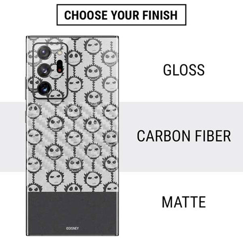 Disney The Nightmare Before Christmas Jack Skellington Face Expressions pattern Galaxy Note20 Ultra 5G Skin