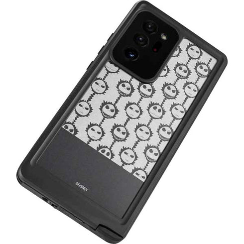 Disney The Nightmare Before Christmas Jack Skellington Face Expressions pattern Galaxy Note20 Ultra 5G Waterproof Case