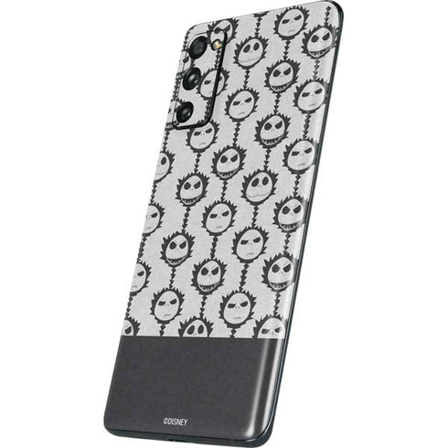 Disney The Nightmare Before Christmas Jack Skellington Face Expressions pattern Galaxy S20 Fan Edition Skin