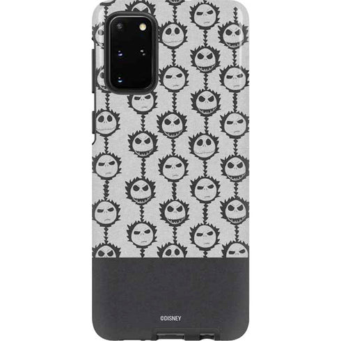 Disney The Nightmare Before Christmas Jack Skellington Face Expressions pattern Galaxy S20 Plus Pro Case