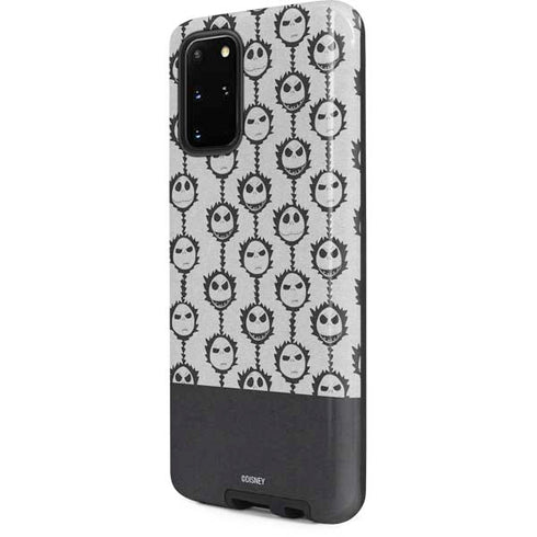 Disney The Nightmare Before Christmas Jack Skellington Face Expressions pattern Galaxy S20 Plus Pro Case