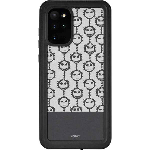 Disney The Nightmare Before Christmas Jack Skellington Face Expressions pattern Galaxy S20 Plus Waterproof Case