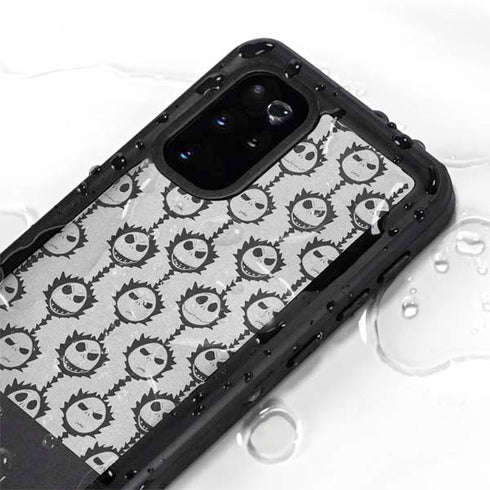 Disney The Nightmare Before Christmas Jack Skellington Face Expressions pattern Galaxy S20 Plus Waterproof Case