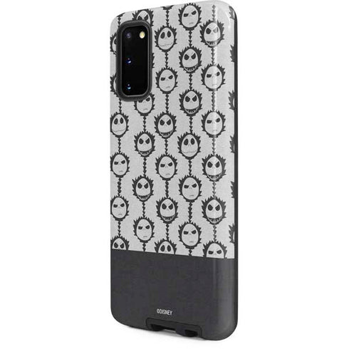 Disney The Nightmare Before Christmas Jack Skellington Face Expressions pattern Galaxy S20 Pro Case