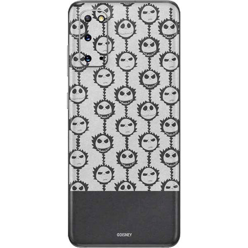 Disney The Nightmare Before Christmas Jack Skellington Face Expressions pattern Galaxy S20 Skin