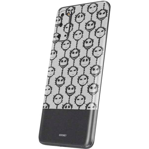 Disney The Nightmare Before Christmas Jack Skellington Face Expressions pattern Galaxy S20 Skin