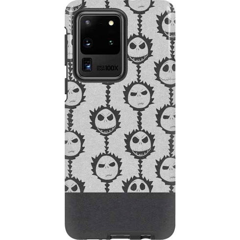 Disney The Nightmare Before Christmas Jack Skellington Face Expressions pattern Galaxy S20 Ultra 5G Pro Case