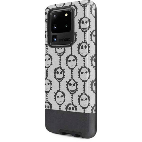 Disney The Nightmare Before Christmas Jack Skellington Face Expressions pattern Galaxy S20 Ultra 5G Pro Case