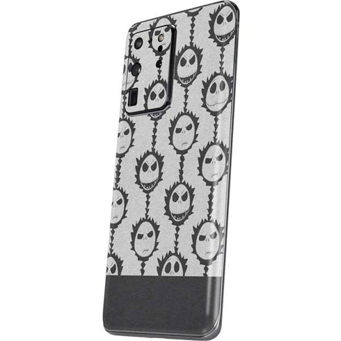 Disney The Nightmare Before Christmas Jack Skellington Face Expressions pattern Galaxy S20 Ultra 5G Skin