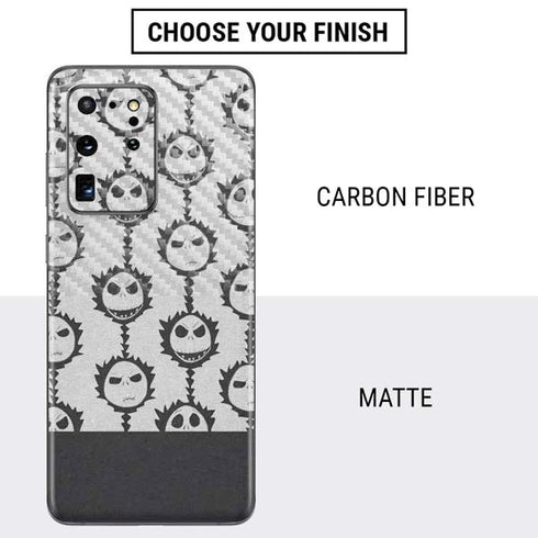 Disney The Nightmare Before Christmas Jack Skellington Face Expressions pattern Galaxy S20 Ultra 5G Skin