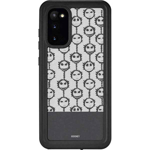 Disney The Nightmare Before Christmas Jack Skellington Face Expressions pattern Galaxy S20 Waterproof Case