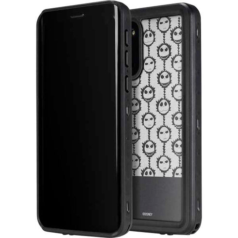 Disney The Nightmare Before Christmas Jack Skellington Face Expressions pattern Galaxy S20 Waterproof Case