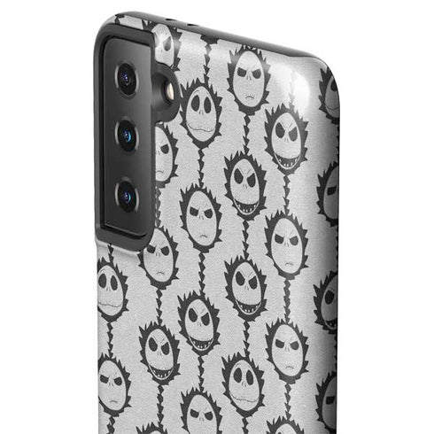 Disney The Nightmare Before Christmas Jack Skellington Face Expressions pattern Galaxy S21 FE Pro Case
