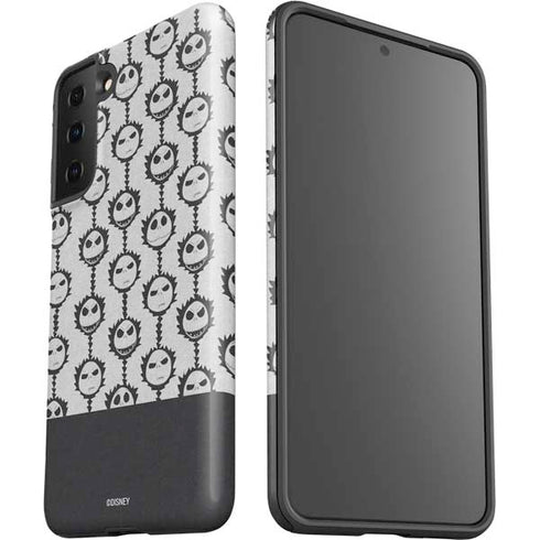 Disney The Nightmare Before Christmas Jack Skellington Face Expressions pattern Galaxy S21 FE Pro Case