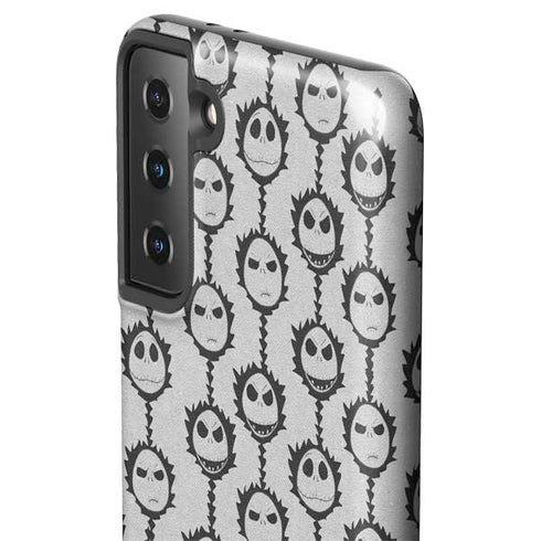 Disney The Nightmare Before Christmas Jack Skellington Face Expressions pattern Galaxy S21 Plus 5G Pro Case