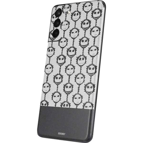 Disney The Nightmare Before Christmas Jack Skellington Face Expressions pattern Galaxy S21 Plus 5G Skin