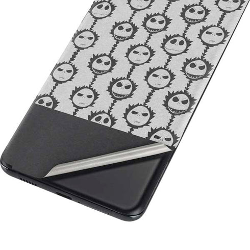 Disney The Nightmare Before Christmas Jack Skellington Face Expressions pattern Galaxy S21 Plus 5G Skin