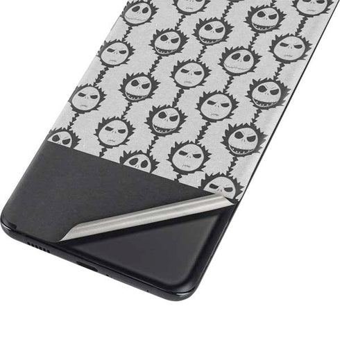 Disney The Nightmare Before Christmas Jack Skellington Face Expressions pattern Galaxy S21 Ultra 5G Skin