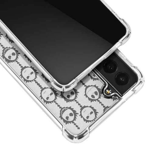Disney The Nightmare Before Christmas Jack Skellington Face Expressions pattern Galaxy S22 Clear Case