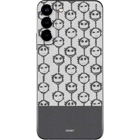 Disney The Nightmare Before Christmas Jack Skellington Face Expressions pattern Galaxy S22 Plus Skin