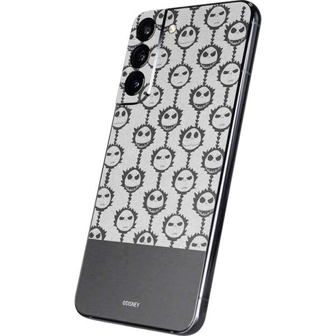 Disney The Nightmare Before Christmas Jack Skellington Face Expressions pattern Galaxy S22 Plus Skin