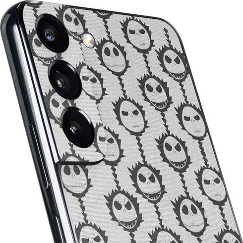 Disney The Nightmare Before Christmas Jack Skellington Face Expressions pattern Galaxy S22 Plus Skin