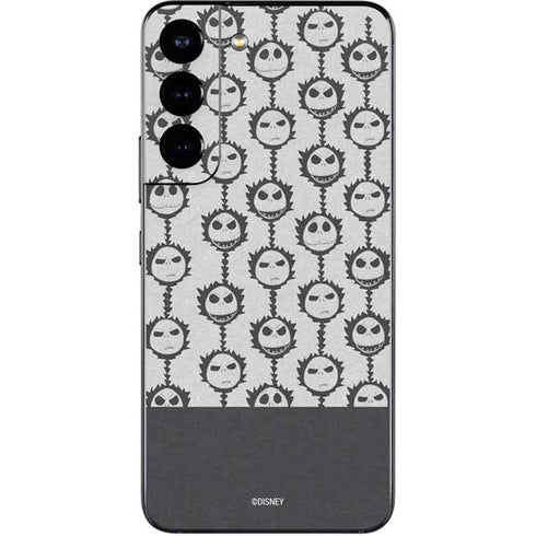 Disney The Nightmare Before Christmas Jack Skellington Face Expressions pattern Galaxy S22 Skin