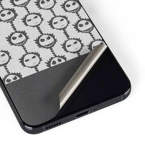Disney The Nightmare Before Christmas Jack Skellington Face Expressions pattern Galaxy S22 Skin