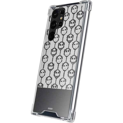 Disney The Nightmare Before Christmas Jack Skellington Face Expressions pattern Galaxy S22 Ultra Clear Case
