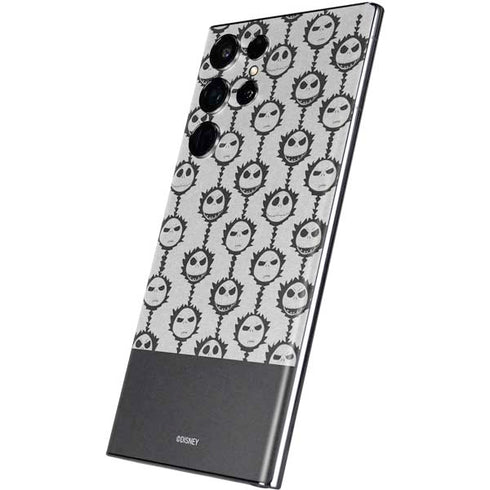 Disney The Nightmare Before Christmas Jack Skellington Face Expressions pattern Galaxy S22 Ultra Skin