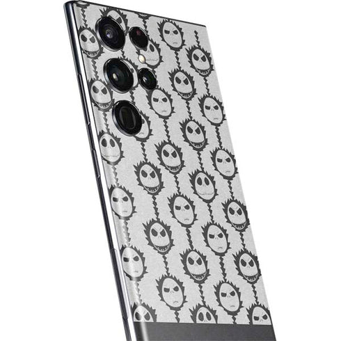 Disney The Nightmare Before Christmas Jack Skellington Face Expressions pattern Galaxy S22 Ultra Skin