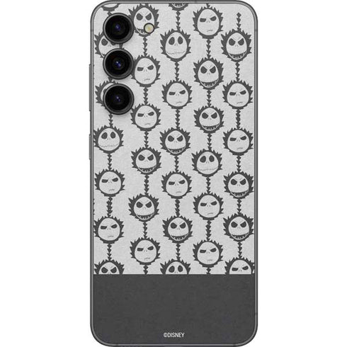 Disney The Nightmare Before Christmas Jack Skellington Face Expressions pattern Galaxy S23 Plus Skin